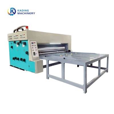 Semi avtoulov zanjirni boqish Flexo gofrok qutilar aylantirildi